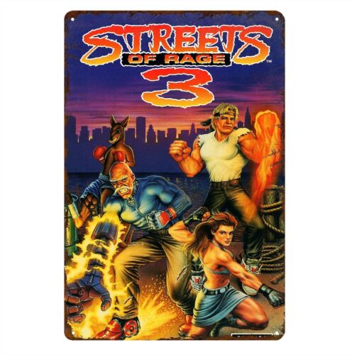 Retro Gaming Us - Y1, Metalowy Plakat z Gry Retro