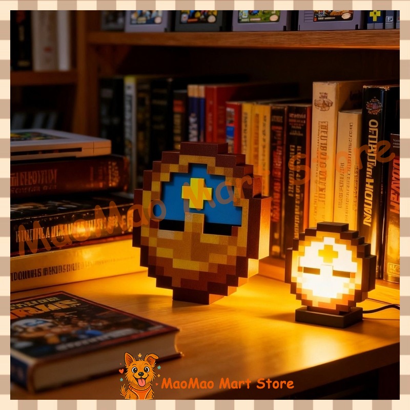 Retro Gaming Theme - Elegancki zegar w stylu retro pixel