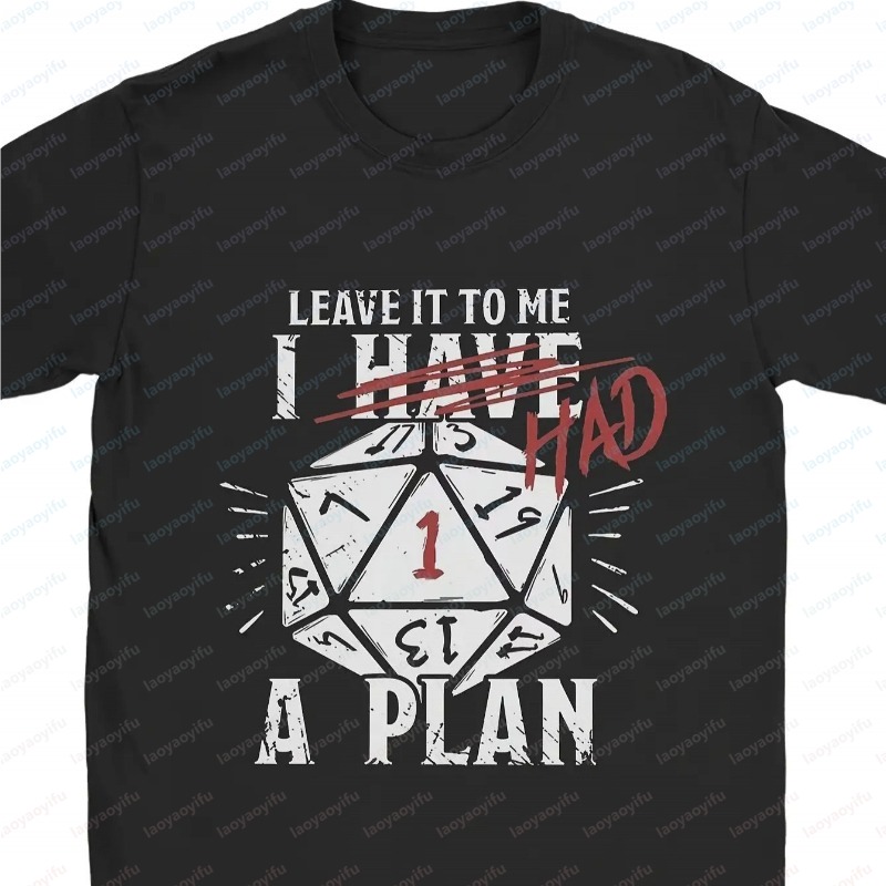 Retro Gaming Shirt - Męska koszulka D20 Dice Tabletop RPG