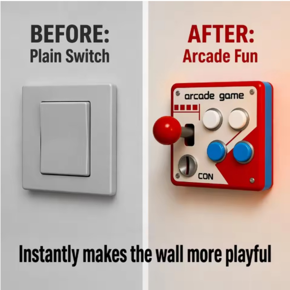 Retro Gaming Gifts - Retro Osłona na Joystick Arcade, Bezprzewodowa