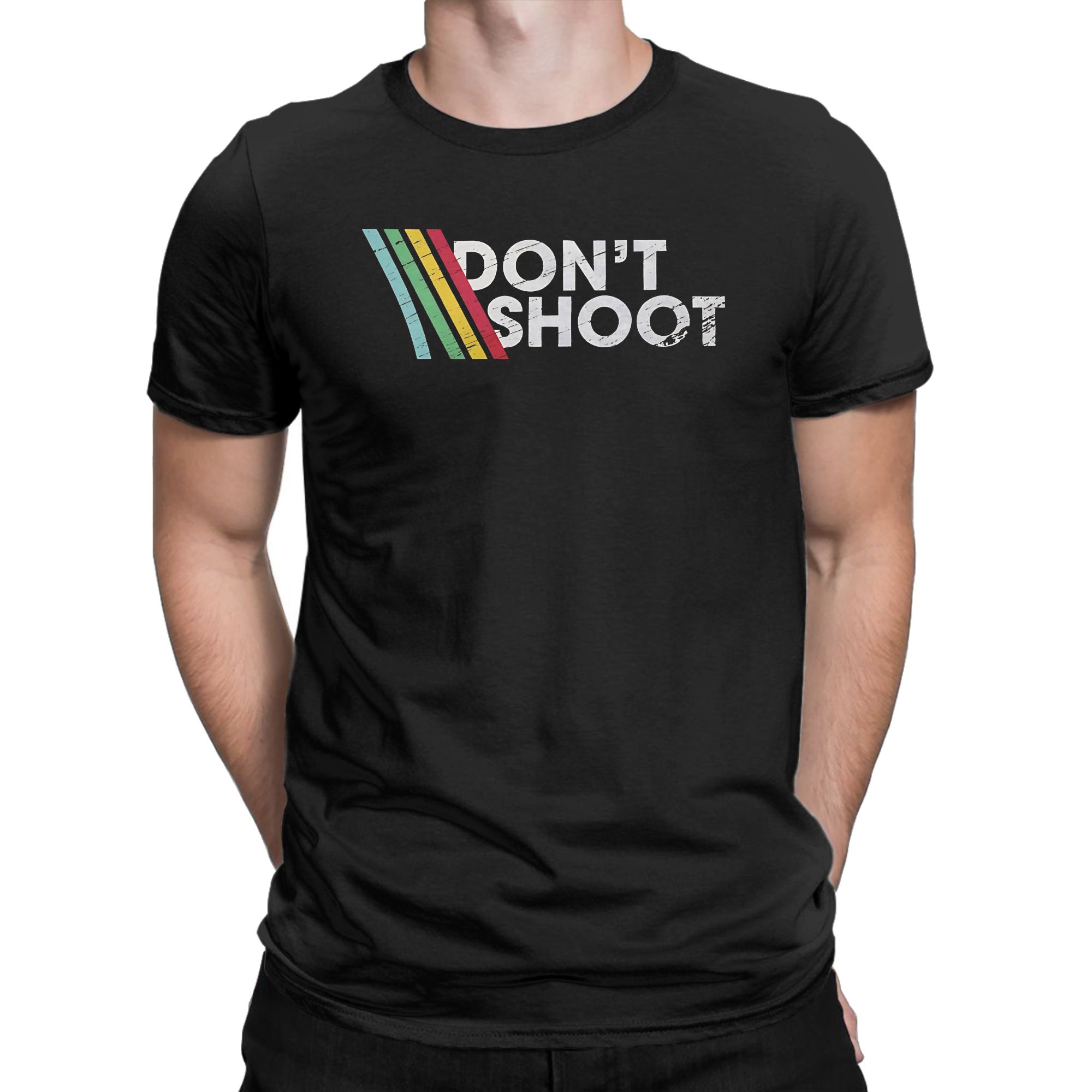 Retro Gaming Shirt - Koszulka Vintage Plażowa NIE STRZELAJ Gra
