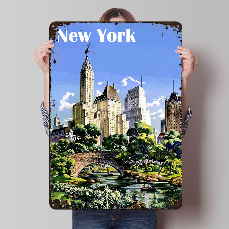Retro Gaming York - Plakat z Nowego Jorku, personalizowany, retro,