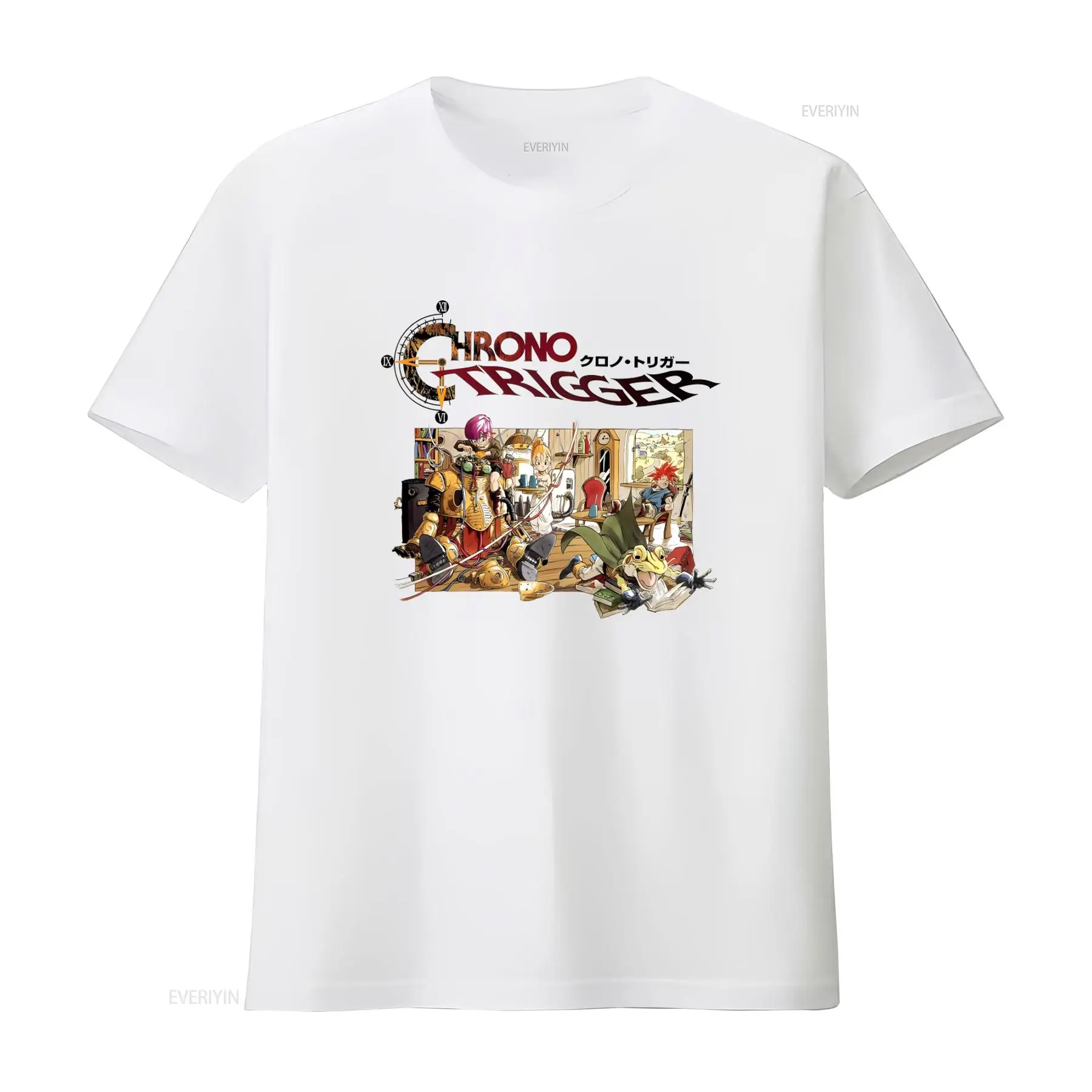 Retro Gaming Shirt - Koszulka z logo gry Chrono Trigger,