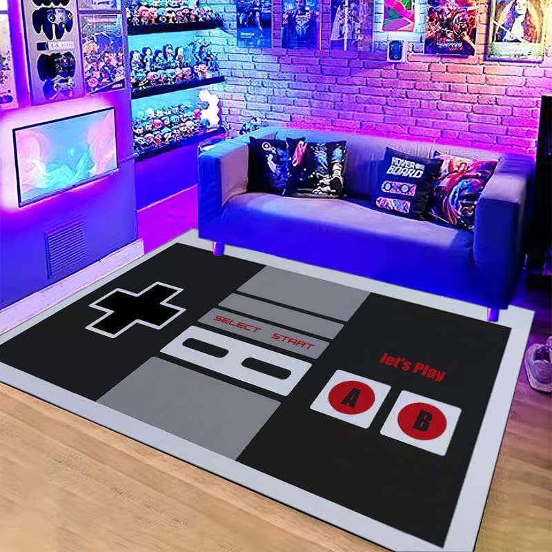Retro Gaming Theme - Dywan w stylu vintage z motywem