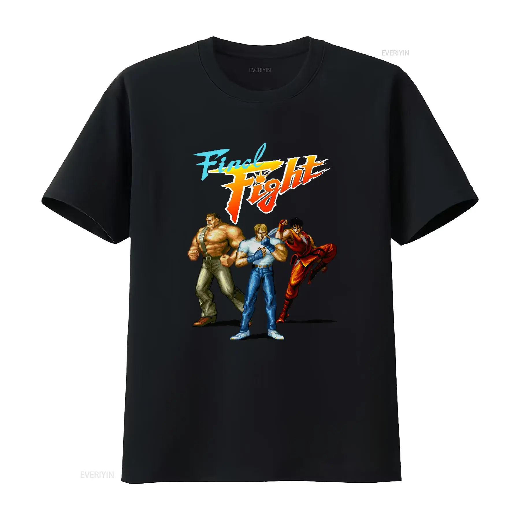 Retro Gaming Shirt - Retro SNES Arcade Final Fight Okładka