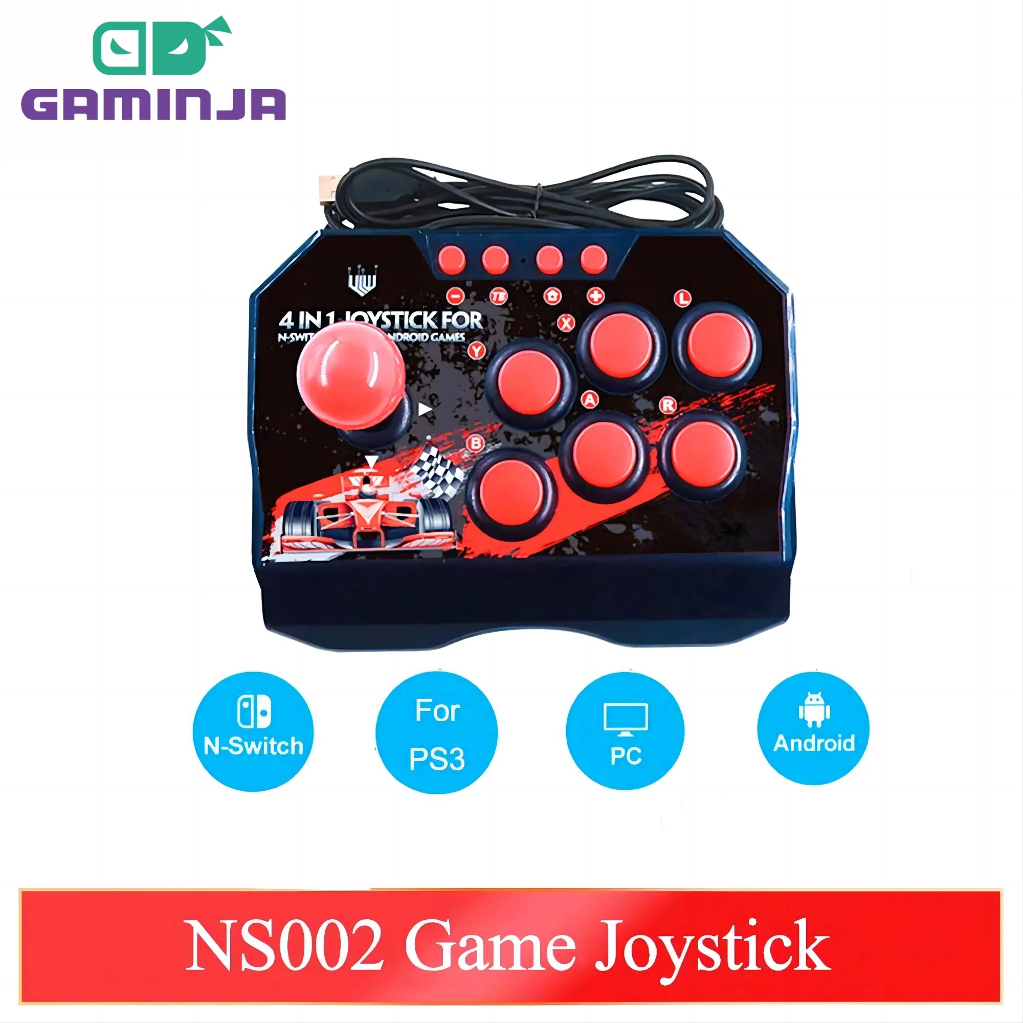Retro Gaming Theme - GAMINJA NS002 4 w 1 retro