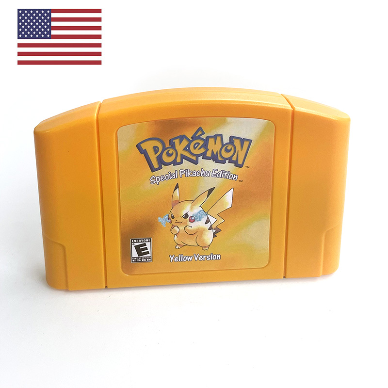 Retro Gaming Fun - Wersja USA NTSC Angielska Pokemon Yellow