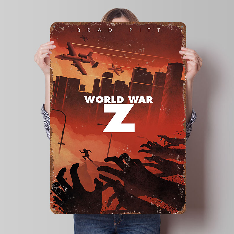 World Of Retro Gaming - Alternatywny plakat World War Z, personalizowane