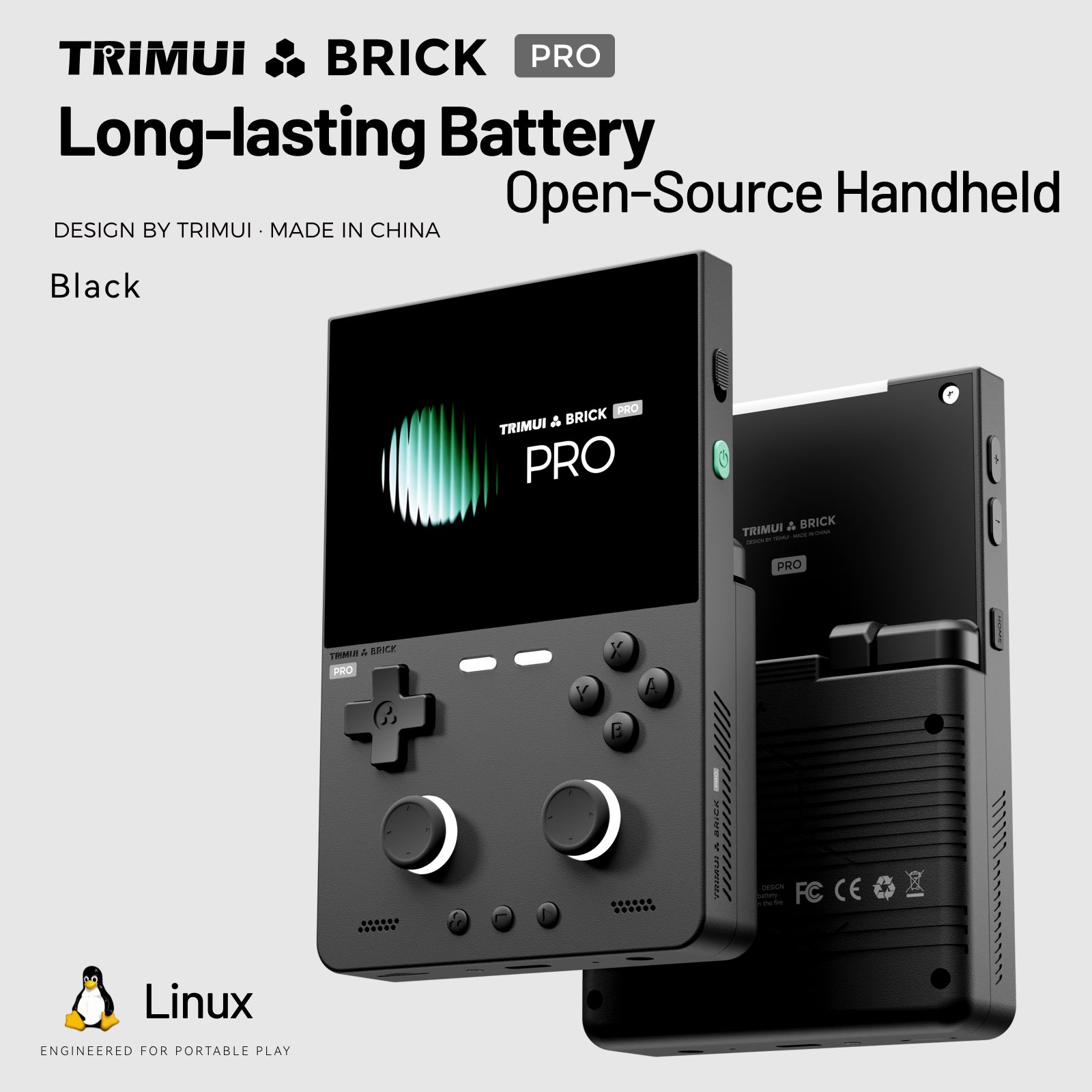 Retro Gaming Handheld 2026 - Konsola przenośna 2026 TRIMUI BRICK PRO