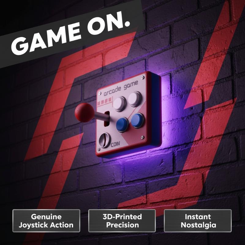 Retro Gaming Gifts - Płytka z przyciskami do gier retro