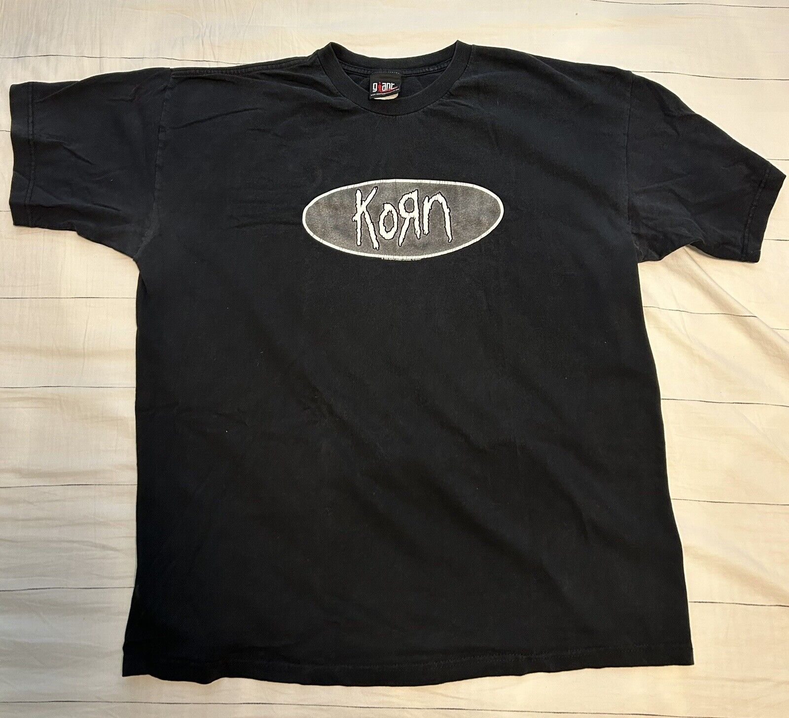 Retro Gaming Shirt - Vintage gigantyczna marka 1998 Korn pierwsza