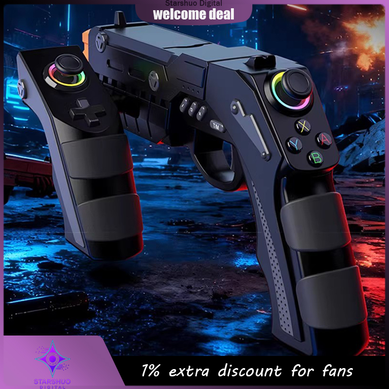 Retro Gaming Gun - Bezprzewodowy kontroler IPEGA Bluetooth z czujnikiem