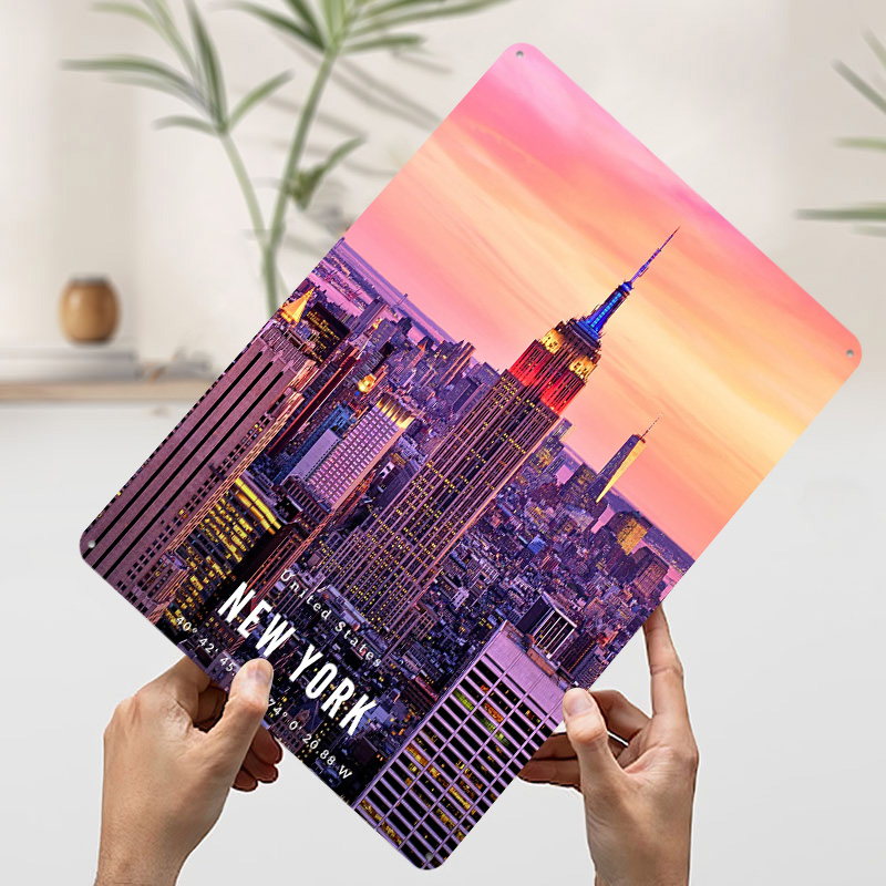 Plakat z panorama Nowego Jorku – Retro Gaming York recenzja i cena