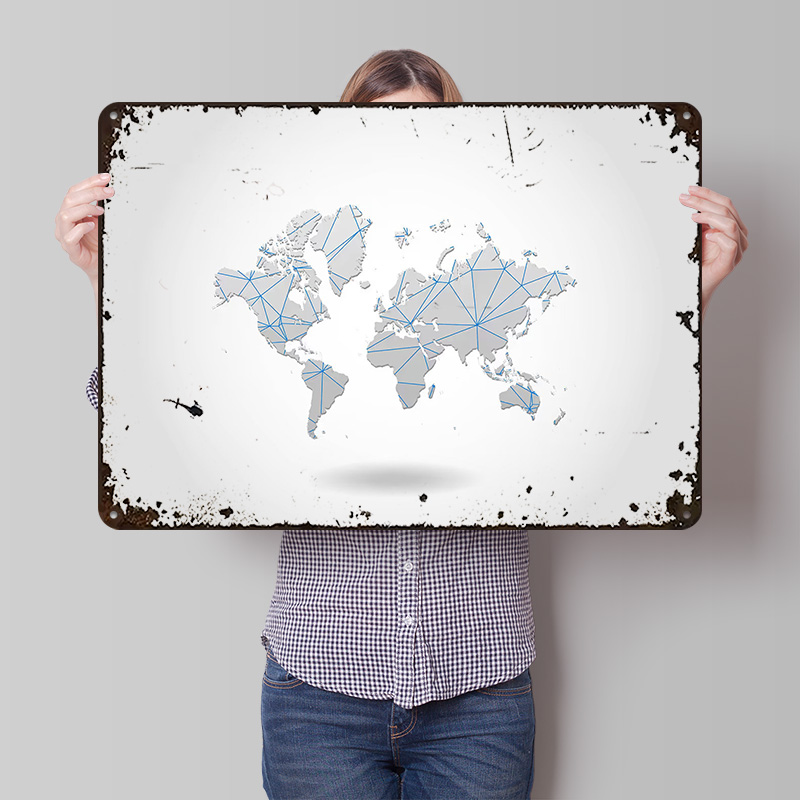 Mapa Świata Plakat z Blachy, P – World Of Retro Gaming recenzja i cena