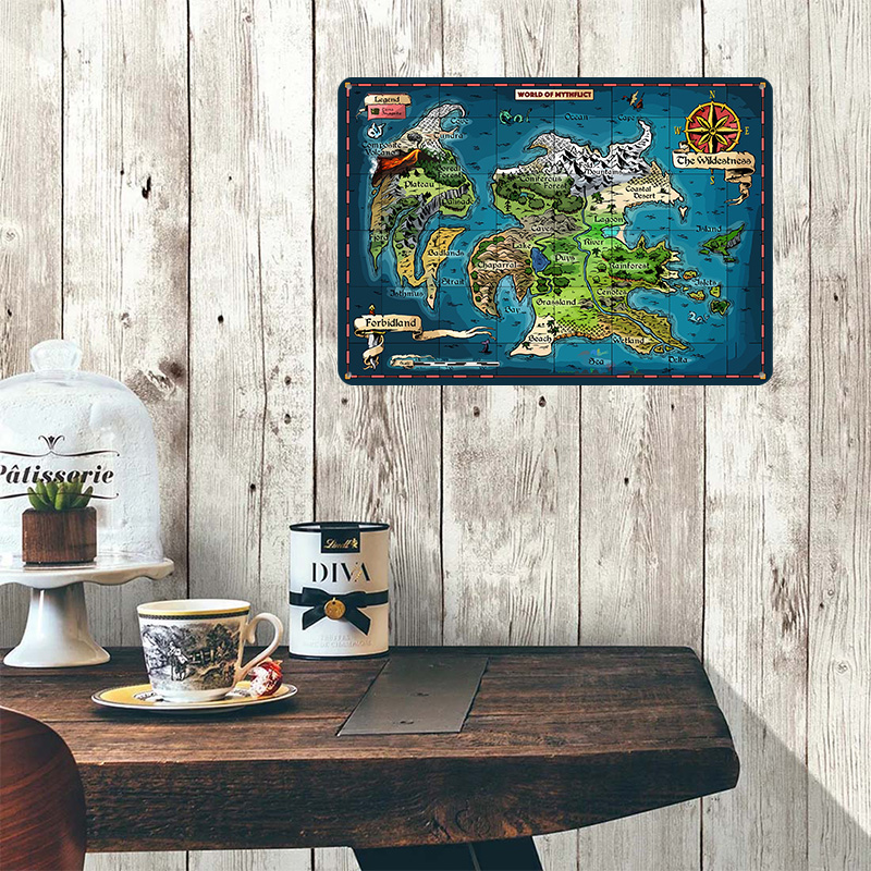 Mapa Fantasy World of Mythflic – World Of Retro Gaming recenzja i cena