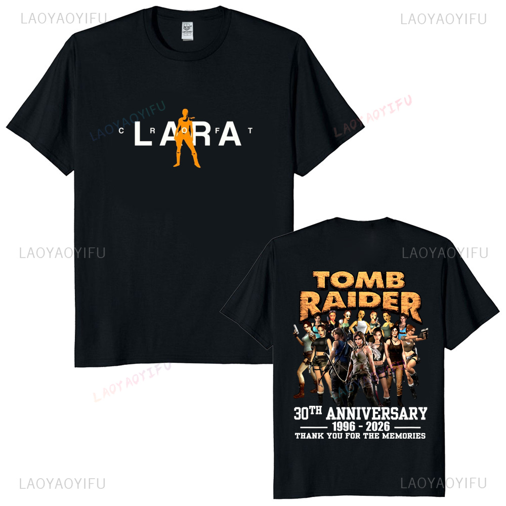 Koszulka unisex Tomb Raider z  – Retro Gaming Shirt recenzja i cena