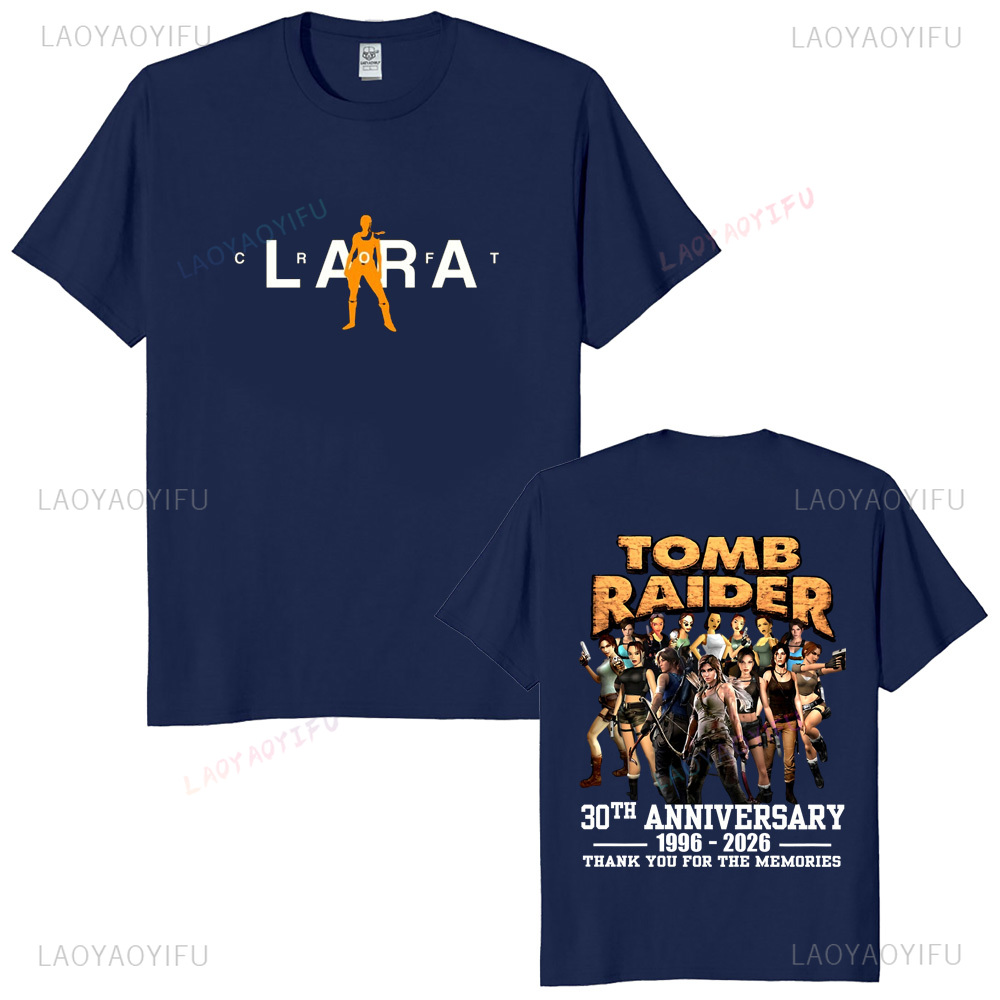 Koszulka unisex Tomb Raider z  – Retro Gaming Shirt recenzja i cena