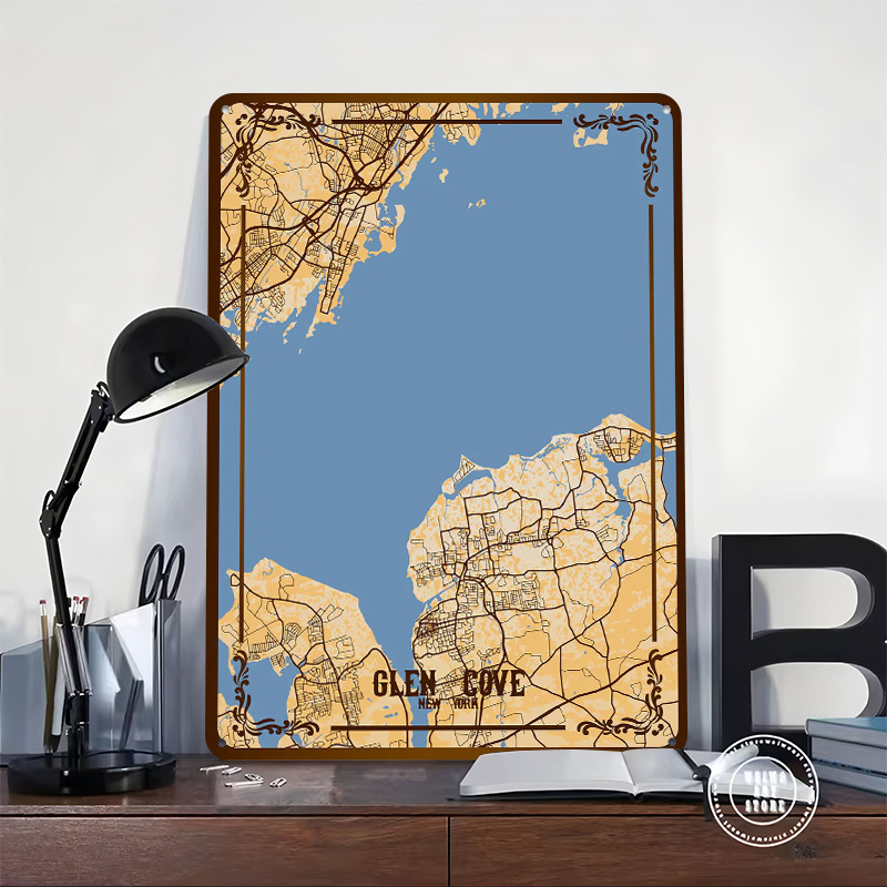 Mapa Glen Cove New York, blasz – Retro Gaming York recenzja i cena