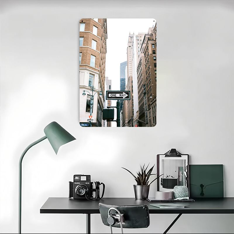 Plakat z blachy z Piątą Avenie – Retro Gaming York recenzja i cena