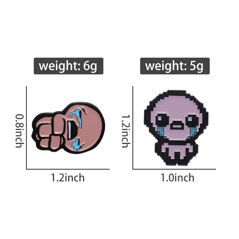 The Binding of Isaac Cry Brooc – Retro Gaming Gifts recenzja i cena