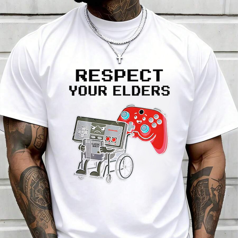 Zabawna koszulka męska z motyw – Retro Gaming Shirt recenzja i cena