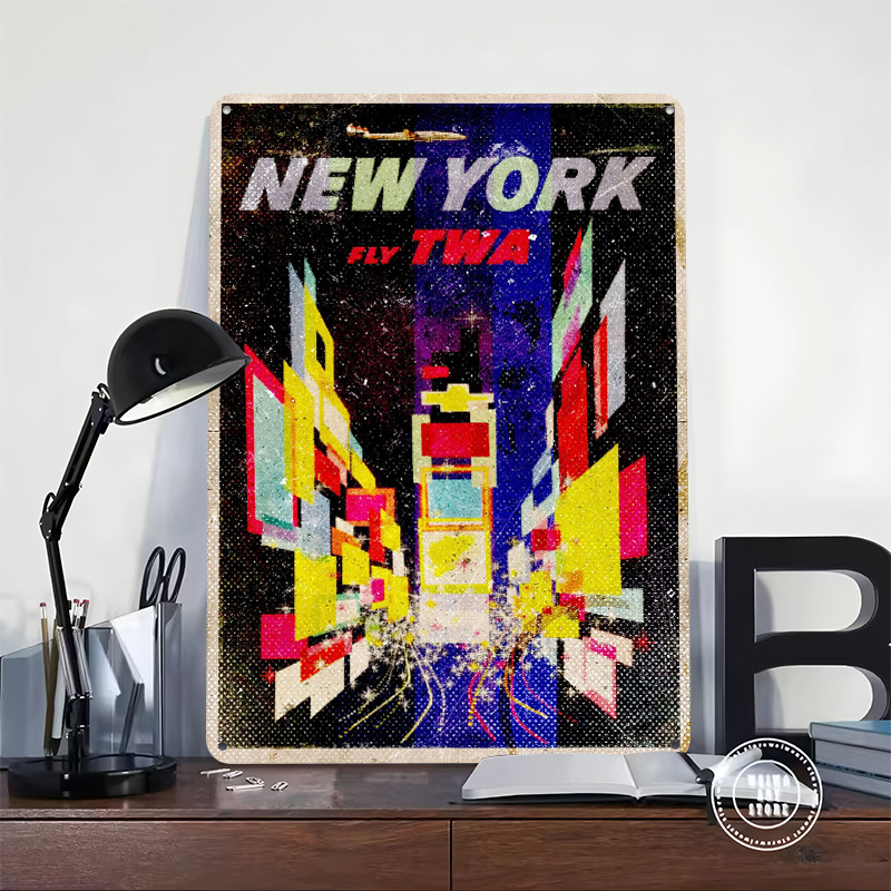 Plakaty z blachy New York Fly  – Retro Gaming York recenzja i cena