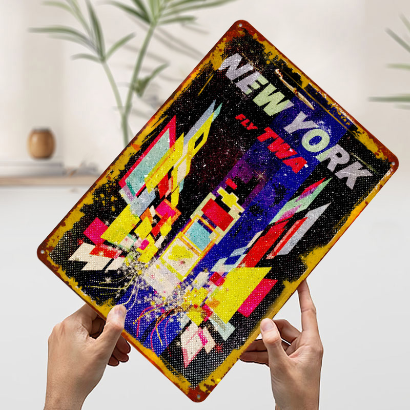 Plakaty z blachy New York Fly  – Retro Gaming York recenzja i cena