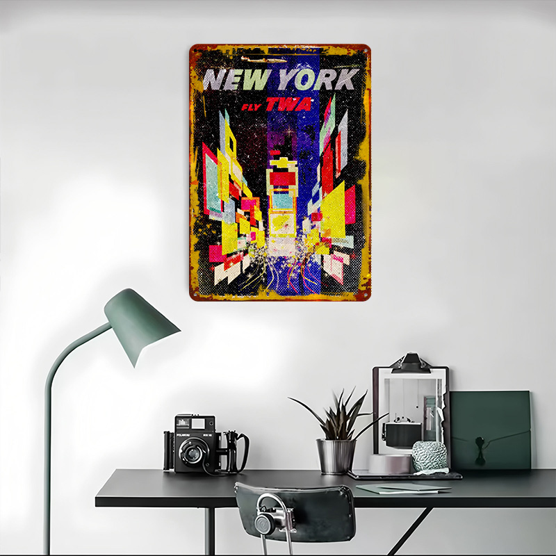 Plakaty z blachy New York Fly  – Retro Gaming York recenzja i cena