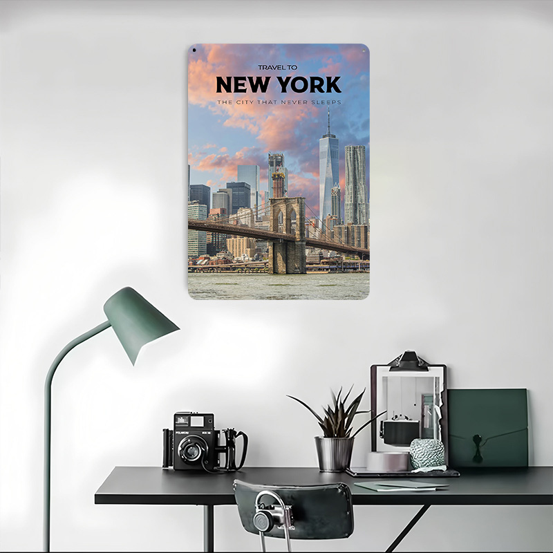 Plakat z motywem podróży do No – Retro Gaming York recenzja i cena