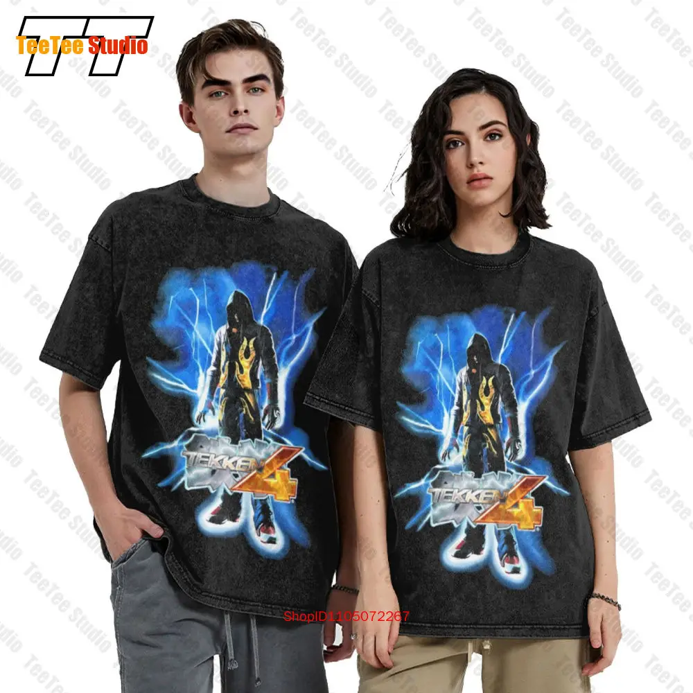 Vintage Tekken 4 Namco Promo A – Retro Gaming Shirt recenzja i cena