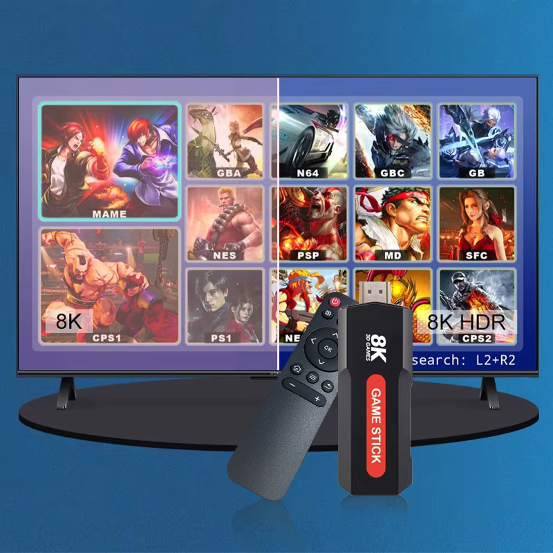 Konsola X2 Game Stick HD 4K 8K – Retro Gaming Theme recenzja i cena