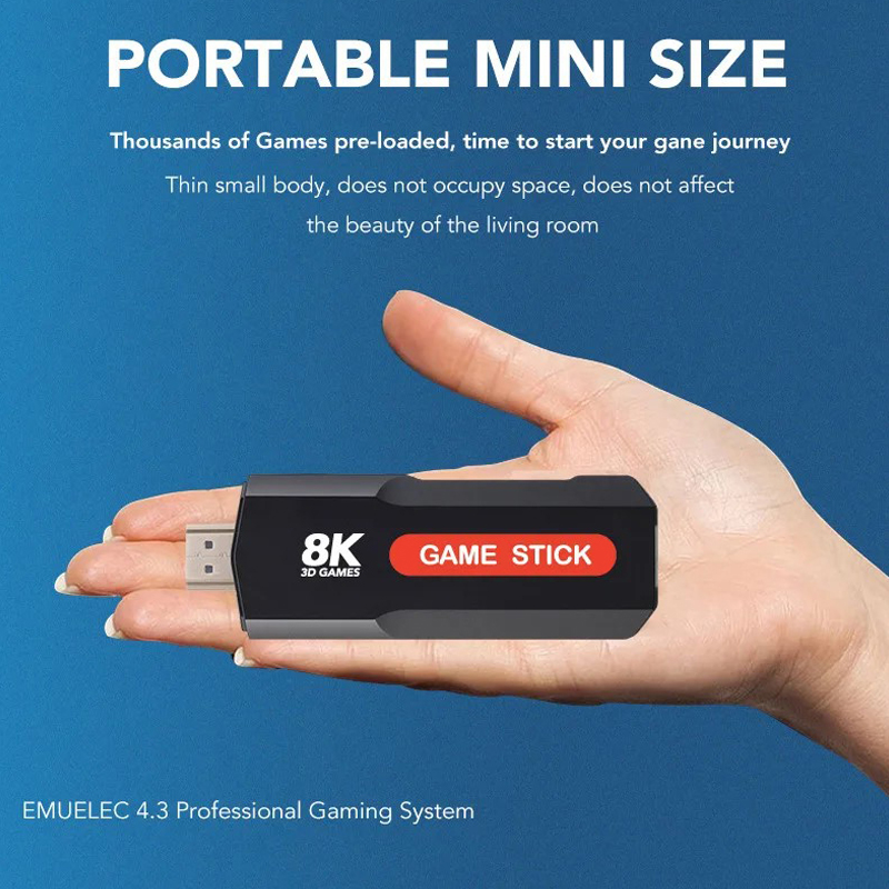 Konsola X2 Game Stick HD 4K 8K – Retro Gaming Theme recenzja i cena