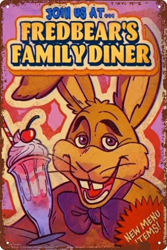 Plakat Metalowy Retro FNAF Fre – Retro Gaming Us recenzja i cena