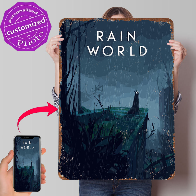 Plakat Metalowy Rain World - G – World Of Retro Gaming recenzja i cena