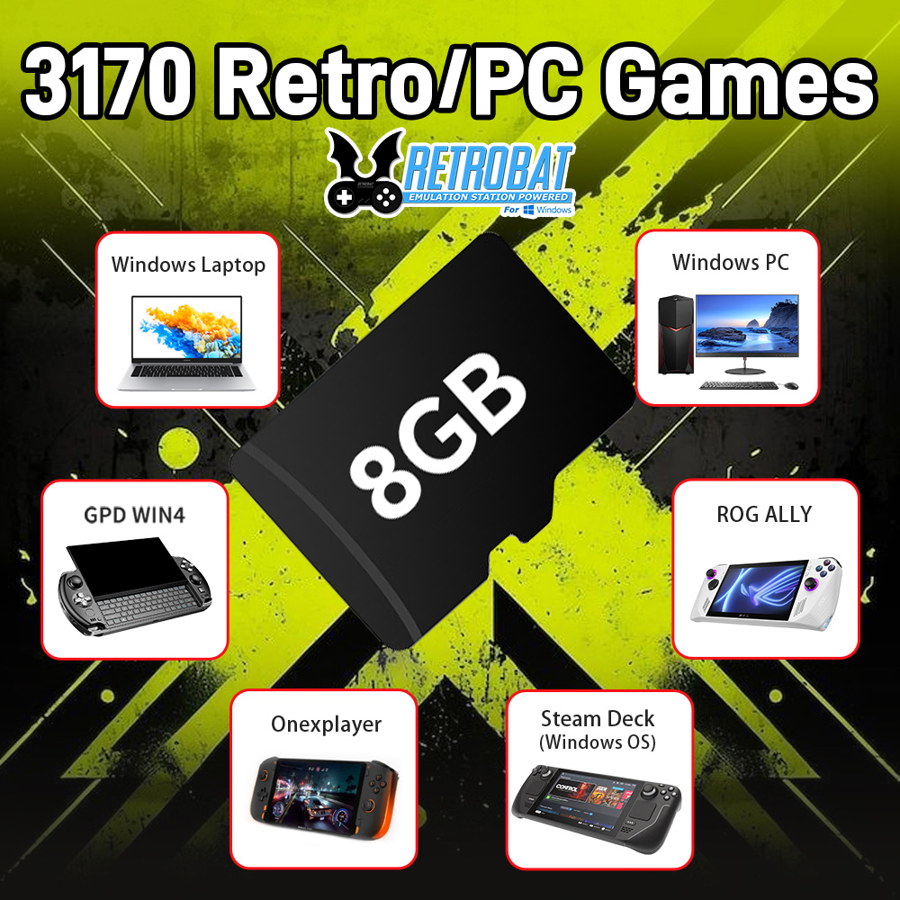 Karta TF do gier 8 GB z 3170 g – Retro Gaming Theme recenzja i cena